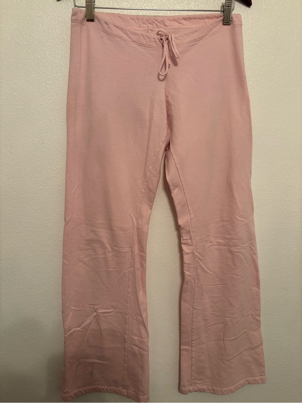 American Apparel Classic girl Light Pink Drawstring Lounge yoga Pants S